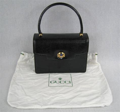 gucci pouch black leather|vintage black Gucci handbag.